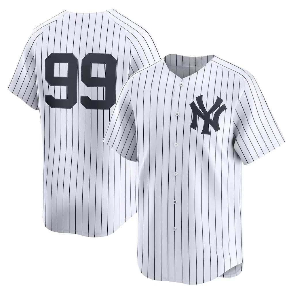 New York Yankees #99 Aaron Judge White BUTLER Home Limited Player Jersey