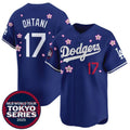 Los Angeles Dodgers #17 Shohei Ohtani Royal BUTLER 2025 Tokyo Series Limited Stitched Jersey