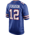 B.Bills #12 Joe Ferguson Royal BUTLER Game Retired Player Jersey