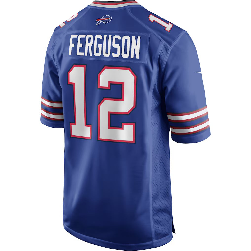 B.Bills #12 Joe Ferguson Royal BUTLER Game Retired Player Jersey