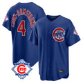Chicago Cubs #4 Pete Crow-Armstrong Player Royal BUTLER 150th Anniversary Home Game Stitched Jerseys