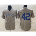 Chicago Cubs #42 Bruce Sutter Gray BUTLER Stitched Cool Base Jersey