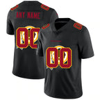 Custom W.Redskins Black BUTLER Team Logo Dual Overlap Limited Jersey