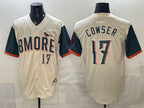 Baltimore Orioles #17 Colton Cowser Natural BUTLER 2026 City Connect Stadium Stitched Jersey