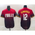 Philadelphia Phillies #12 Kyle Schwarber Red BUTLER 2024 City Cool Base Jersey
