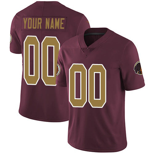 Custom W.Redskins Alternate Burgundy Red BUTLER Vapor Untouchable 80th Anniversary Limited Jersey