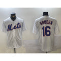 New York Mets #16 Dwight Gooden White BUTLER Cool Base Stitched Jersey 2