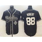 Chicago White Sox #88 Luis Robert Black BUTLER Cool Base Stitched Jersey