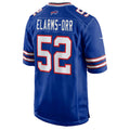 B.Bills #52 Kaleb Elarms-Orr Royal BUTLER Team Game Jersey