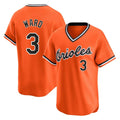 Baltimore Orioles #3 Taylor Ward Player Orange BUTLER T-shirt Limited Home Game Stitched Jerseys