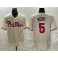 Philadelphia Phillies #5 Bryson Stott Cream BUTLER Cool Base Jersey