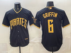 Pittsburgh Pirates #6 Konnor Griffin Black BUTLER 2026 City Connect Stadium Stitched Jersey