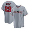 Washington Nationals #29 James Wood Gray BUTLER Road Replica Jersey
