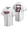 Minnesota Twins #27 Ryan Jeffers White BUTLER Cool Base Stitched Jersey