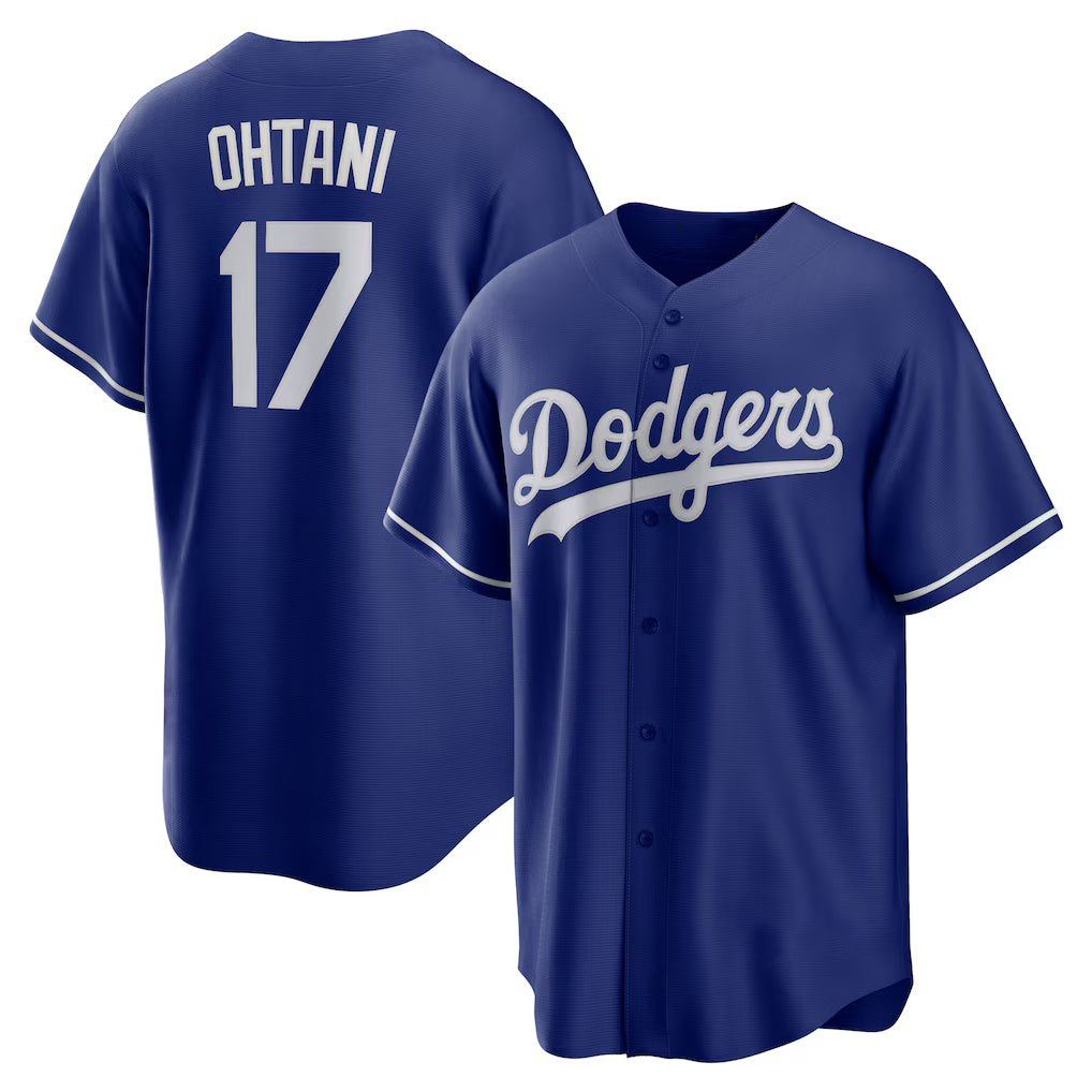 Los Angeles Dodgers #17 Shohei Ohtani Royal BUTLER Alternate 2 Replica Jersey