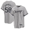Chicago White Sox #58 Seranthony Dominguez Player Gray BUTLER Home Game Stitched Jerseys