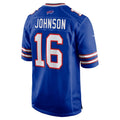 B.Bills #16 Xavier Johnson Royal BUTLER Game Jersey