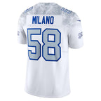 B.Bills #58 Matt Milano White BUTLER 2025 Rivalries Collection Limited Jersey