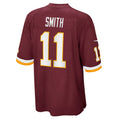 W.Football Team #11 Alex Smith Burgundy BUTLER Game Player Jersey