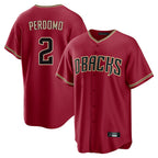 Arizona Diamondbacks #2 Geraldo Perdomo Player Red BUTLER Home Game Stitched Jerseys