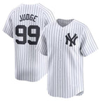 New York Yankees #99 Aaron Judge White BUTLER Home Limited Player Jerseys
