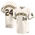 Milwaukee Brewers #24 William Contreras Cream BUTLER Home Limited Player Jersey
