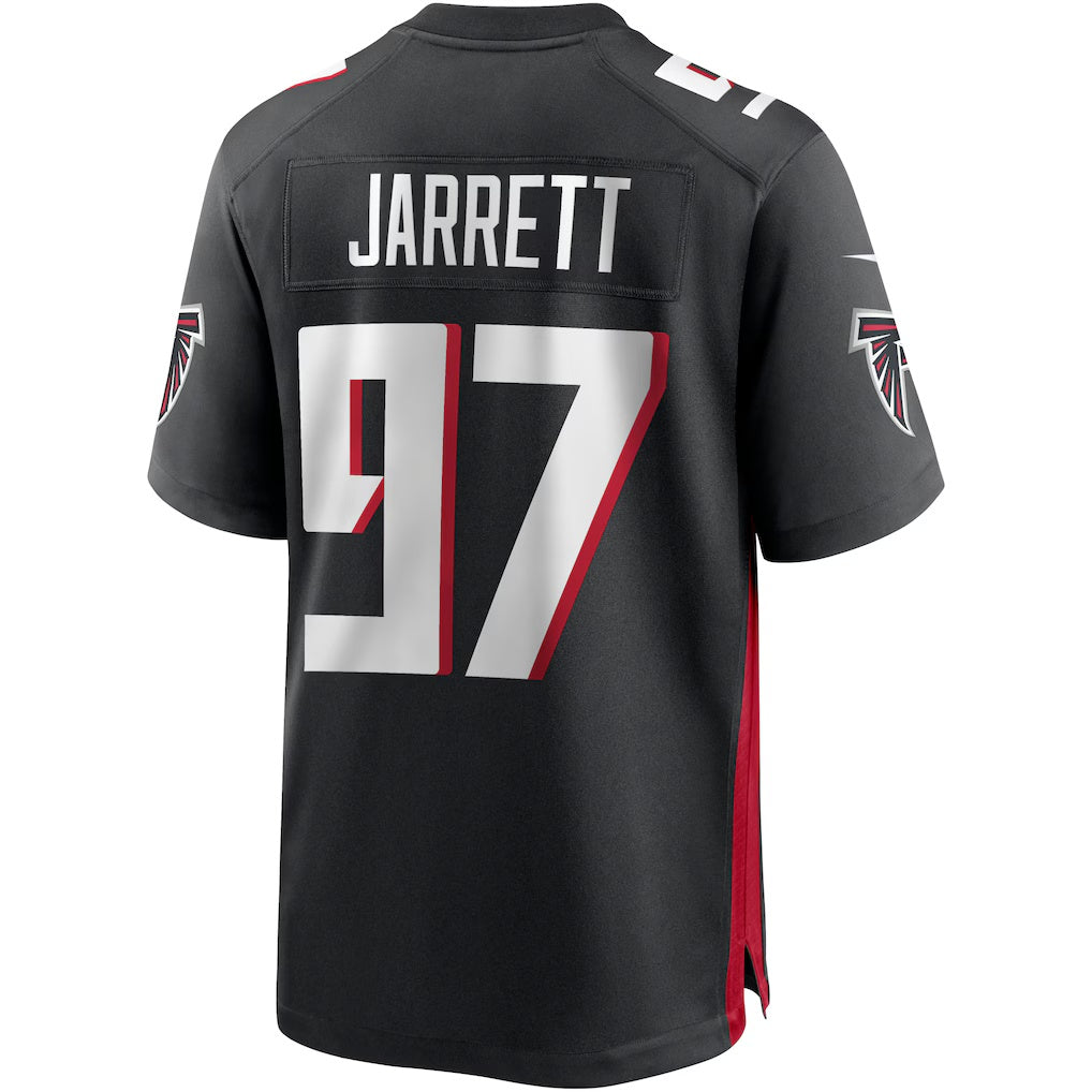 A.Falcons #97 Grady Jarrett Black BUTLER Game Player Jersey