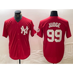 New York Yankees #99 Aaron Judge Red BUTLER Fashion Cool Base Jersey