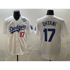 Los Angeles Dodgers #17 Shohei Ohtani White BUTLER 2025 World Series Home Limited Stitched Jersey
