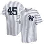 New York Yankees #45 Gerrit Cole White BUTLER Home Replica Player Name Jersey