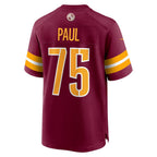 W.Commanders #75 Chris Paul Burgundy BUTLER Player Game Jersey