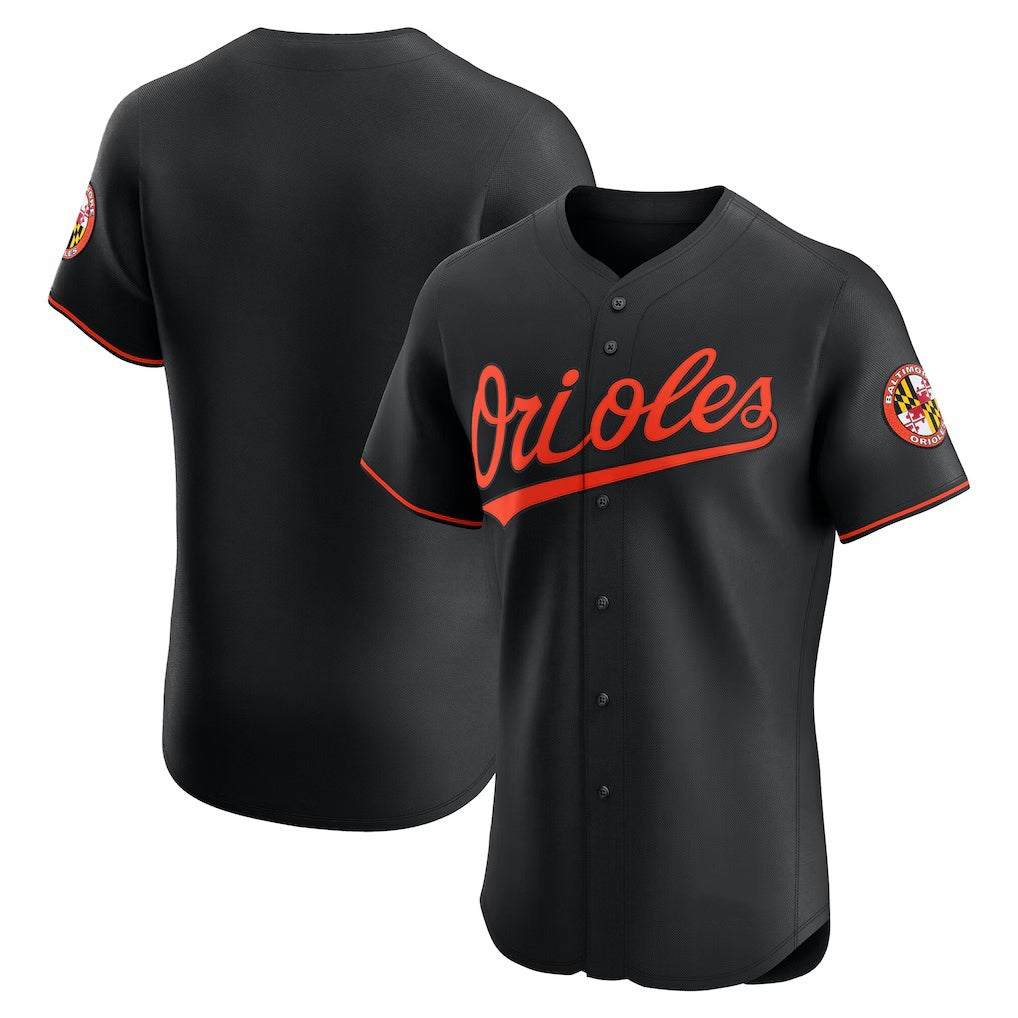 Baltimore Orioles Black BUTLER Alternate Elite Jersey