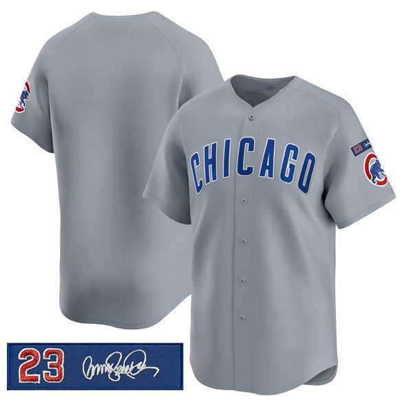 Chicago Cubs Blank Gray BUTLER 'Ryne Sandberg Tribute' Vapor Limited V3 Stitched Jersey