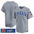 Chicago Cubs Blank Gray BUTLER 'Ryne Sandberg Tribute' Vapor Limited V3 Stitched Jersey