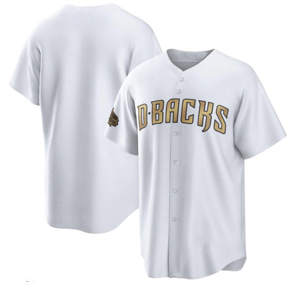 Arizona Diamondbacks Blank White BUTLER 2022 All-Star Cool Base Stitched Jersey