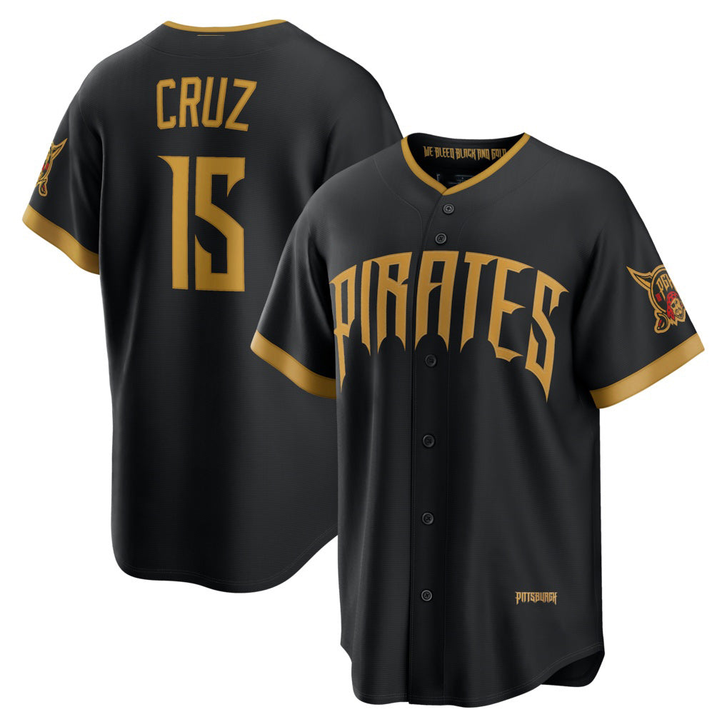 Pittsburgh Pirates #15 Oneil Cruz Black BUTLER 2026 City Connect Stadium Jersey