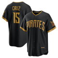 Pittsburgh Pirates #15 Oneil Cruz Black BUTLER 2026 City Connect Stadium Jersey