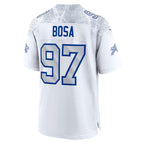B.Bills #97 Joey Bosa 2025 Rivalries Collection Game Jersey - White BUTLER