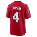 A.Falcons #4 Jahan Dotson Red BUTLER Team Game Jersey