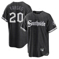 Chicago White Sox #20 Miguel Vargas Player Black BUTLER City Connect Home Game Stitched Jerseys
