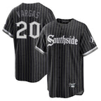 Chicago White Sox #20 Miguel Vargas Player Black BUTLER City Connect Home Game Stitched Jerseys
