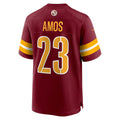 W.Commanders #23 Trey Amos Burgundy BUTLER Team Game Jersey