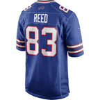 B.Bills #83 Andre Reed Royal BUTLER Game Retired Player Jersey