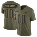 Custom W.Commanders Active Player Olive BUTLER 2025 Salute to Service Limited Stitched Jersey
