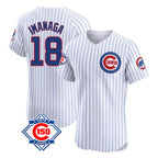 Chicago Cubs #18 Shota Imanaga Player White BUTLER 150th Anniversary Limited Elite Home Game Stitched Jerseys
