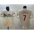 Philadelphia Phillies #7 Trea Turner Cream BUTLER Phanatic Limited Stitched Jersey