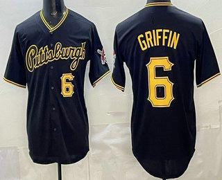 Pittsburgh Pirates #6 Konnor Griffin Black BUTLER Alternate Limited Jersey