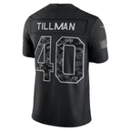 A.Cardinals #40 Pat Tillman Black 2026 Salute to Service Retired Player Stitched Limited jersey BUTLER