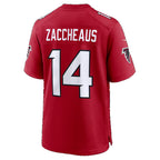 A.Falcons #14 Olamide Zaccheaus Red Team Game jersey BUTLER