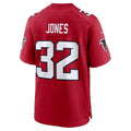 A.Falcons #32 Cash Jones Red Team Game jersey BUTLER